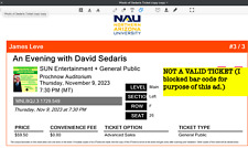 david sedaris 4 tickets for sale  Flagstaff