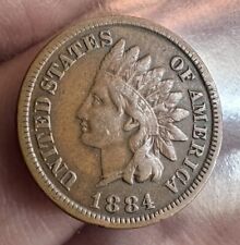 Indian cent 1884 for sale  MANCHESTER