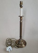 Used, Vintage Brass BHS Table Lamp Base Gold Plated Retro Light Stand Heavy 19" for sale  Shipping to South Africa