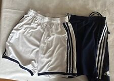 Usado, Shorts Adidas médio adulto azul marinho/branco logotipo atlético masculino M comprar usado  Enviando para Brazil