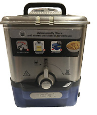 Used, Tefal Oleoclean Pro Deep Fat Fryer 3.5L Oil Filtration Stainless Steel F58-M2 for sale  Shipping to South Africa