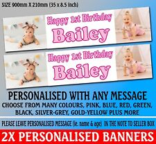 Personalised photo banner for sale  GREAT YARMOUTH