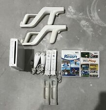 Nintendo Wii Console Bundle 6 Different Controllers/2 Games/1 Sensor Bar for sale  Shipping to South Africa
