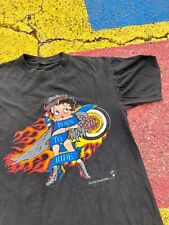 Camisa gráfica Betty Boop Born to Ride 1992 vintage cambios moto EE. UU. L segunda mano  Embacar hacia Argentina