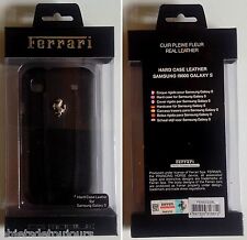 Coque téléphone portable pour Samsung I 9000 Galaxy S Ferrari cuir noir comprar usado  Enviando para Brazil