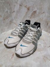 Tênis de corrida Nike Shox VJ 378341-152 branco/azul tamanho 10 comprar usado  Enviando para Brazil