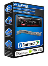 VW Golf MK2 Voiture Radio Pioneer MVH-S300BT Stéréo Bluetooth Mains Libres Kit , d'occasion  Expédié en France