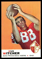 1969 Topps #91 Dick Witcher RC San Francisco 49ers EX-EXMINT+ SET BREAK! for sale  Shipping to South Africa