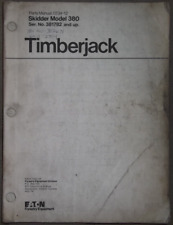 TIMBERJACK 380 SKIDDER PARTS MANUAL BOOK CATALOG S/N 381782-UP, used for sale  Shipping to South Africa