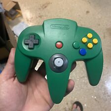 N64 Green Controller Terrific Tight Joystick OEM Official Nintendo 64 Tested myynnissä  Leverans till Finland