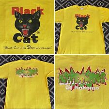 Camiseta BLACK CAT Fireworks Logo Licencia Oficial. MEDIANO (NV) Usado segunda mano  Embacar hacia Argentina