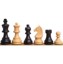 2,8-calowy zestaw figurek szachowych turniejowych Staunton – hebonizowana bukszpan na sprzedaż  Wysyłka do Poland