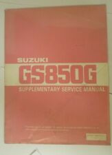 Suzuki gs850 supplementary for sale  ROMSEY