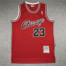 Camiseta deportiva de novato para hombre de Michael Jordan 23 GOAT de los Chicago Bulls roja retro clásica, usado segunda mano  Embacar hacia Mexico