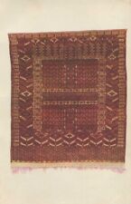 1904 Print Antique Oriental Bokhara Tekke Turcoman Rug TIFFANY Studio Collection for sale  Shipping to South Africa