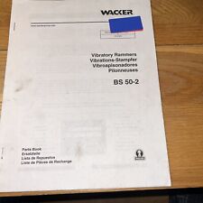 Wacker vibratory rammer for sale  RHYL