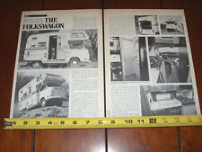 1975 VOLKSWAGEN VW BUS MOTORHOME CAMPER - FOLKSWAGON - ORIGINAL ARTICLE comprar usado  Enviando para Brazil