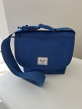 Herschel | Mini bolsa carteiro grau | Azul cobalto | Excelente comprar usado  Enviando para Brazil