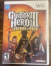Guitar Hero III - Legends of Rock (Nintendo Wii) COMPLETO, usado segunda mano  Embacar hacia Argentina