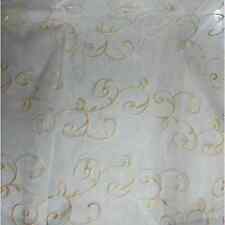 Sheer gold embroidered for sale  Knoxville