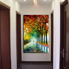 36"Home office wall Decor art Modern 100%Handmade oil painting on canvas-tree, used for sale  Shipping to Canada