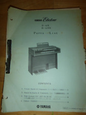 The Ultimate Vintage Yamaha Electone Parts List Book... muchos modelos incl. EX-42 segunda mano  Embacar hacia Argentina