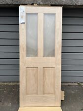 Oak glazed door for sale  NOTTINGHAM