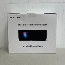 Roconia 5G WiFi Bluetooth Native 1080P 9800LM FHD 4k Movie Projector w/ Screen for sale  Shipping to South Africa