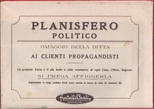 Planisfero politico 1932. usato  Italia