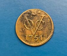 1754 Holandés Holandés Colonial Voc Duit Nueva York Penny Utrecht Moneda_b95 segunda mano  Embacar hacia Argentina