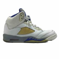 Usado, Tênis Nike Air Jordan 5 retrô stealth branco azul 136027-142 masculino tamanho 8.5 comprar usado  Enviando para Brazil