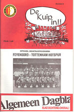 Używany, HOLLAND Feyenoord SC 1983/84 v Tottenham Hotspur mecz Pucharu UEFA  na sprzedaż  Wysyłka do Poland