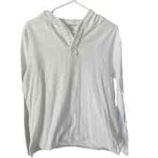 Usado, Camiseta Henley Osklen 100% algodão manga longa texturizada burnout com capuz, tamanho M comprar usado  Enviando para Brazil