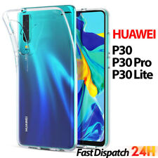 CASE COVER FOR HUAWEI P30 P30 Pro P30 Lite TPU GEL SILICONE CLEAR SHOCKPROOF for sale  Shipping to South Africa