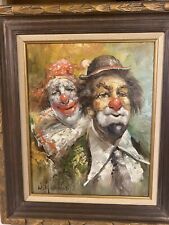 Clowns oil painting for sale  Union