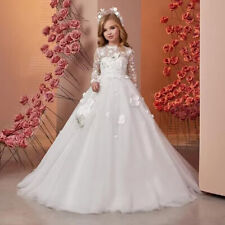 Vestido de noite infantil princesa casamento florista festa de aniversário comprar usado  Enviando para Brazil