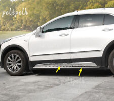 Aço cromado para Cadillac XT4 2019-2023 saia lateral porta guarda-corpo tira de moldagem, usado comprar usado  Enviando para Brazil