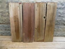 4 Barn Wood Hardwood Pine Planks, Wall Siding Panels, Weathered Rustic Lumber p,, used for sale  Shipping to South Africa