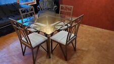 Square glass dining for sale  New Hope