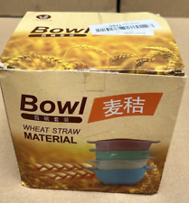 Wheat straw bowls for sale  NEWCASTLE UPON TYNE