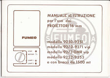 Manuale proiettori fumeo usato  Italia