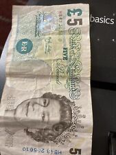 Five pound note for sale  NEWTON ABBOT