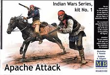 Master Box Indisch Wars, Apache Angriff, 2 Figuren (1 W / Pferd ) IN 1/35 188 St comprar usado  Enviando para Brazil