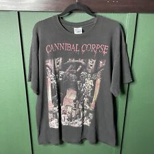 Camiseta Vintage Original 2001 Cannibal Corpse Tomb Death Metal Banda Cuello XL Rompe segunda mano  Embacar hacia Argentina