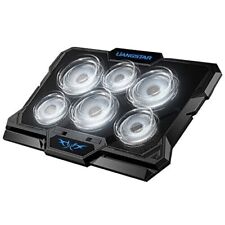 Usado, Almohadilla de enfriamiento para computadora portátil LIANGSTAR 6 ventiladores LED silenciosos 15.6 - 17 pulgadas blanco segunda mano  Embacar hacia Mexico