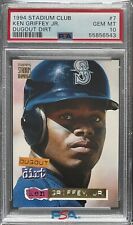 1994 Stadium Club Dugout Dirt SP Ken Griffey Jr PSA 10 Seattle Mariners HOF comprar usado  Enviando para Brazil