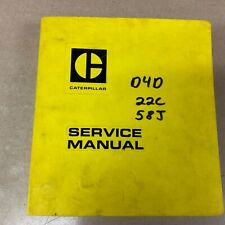 CAT Caterpillar D4D SERVICE SHOP MANUAL TRATOR ESCAVADEIRA 22C 58J 59J 83J comprar usado  Enviando para Brazil