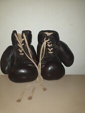 Alte boxhandschuhe leder gebraucht kaufen  Ellefeld