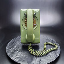 Bell System Western Electric Rotary Phone Wall Mount Avocado Green 228 for sale  Shipping to South Africa