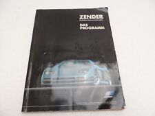 Zender catalogue 1990 for sale  LONDON